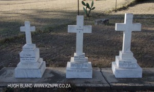 Talana Cemetary & Museum - Lt Col RH Cunning, Lt RC Barnett, Lt John Taylor - Kings Royal Rifles