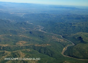 Lower Tugela above Mandini - Aerial (2)