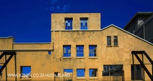 Warehouse facade on Point Road