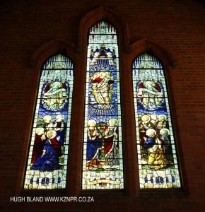PMB St Georges Garrison Church Stain Glass windows The Ascension west end (1)