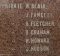 Vaalkrans - Monument - Pvts - J Fawcett, H Fletcher, D Graham, W Howard, J Hudson