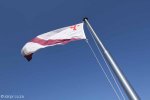 Michaelhouse - view from chapel tower  - Flag