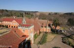 Michaelhouse - view from chapel tower  over buildings & main entrance (4)