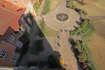 Michaelhouse - view from chapel tower  over buildings & main entrance (5)