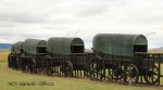 Blood River - Wagons in laager - Bronzes -  (8)