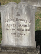 Boston St Michaels United Church - grave Agnes Saunder 1908