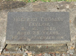 Boston St Michaels United Church - grave Wifrid Taylor 1921
