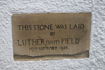 Fields-Hill-Centre-foundation-stone-Luther-Field-1925