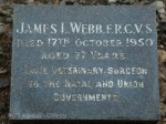 camperdown - Church of thr Resurrection - Grave - James Webb F.R. C.V.S. 1950