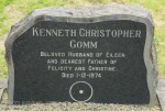 camperdown - Church of thr Resurrection - Grave -  Kennet Gomm 1974