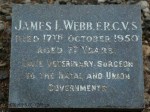 camperdown - Church of thr Resurrection - Grave - James Webb F.R. C.V.S. 1950