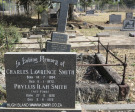 Creighton Cemetery grave Charles and Phyllis Smith