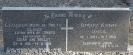 Creighton Cemetery grave Clarinda and Edward Smith