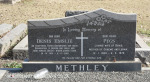 Creighton Cemetery grave Denis and Pegs Methley