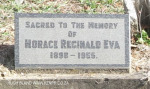Creighton Cemetery grave Horace Eva