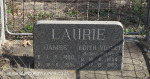 Creighton Cemetery grave James and Edith Laurie