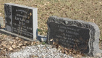 Creighton Cemetery grave Olive and John Leahy (2)