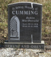 Creighton Cemetery grave Robert Cumming