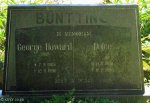 Curry's Post - St Paul's Church -  grave -  Deorge & Dulce Bunting - 1990