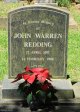 Curry's Post - St Paul's Church -  grave -  John Warren Redding - 2001