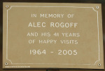 Cathedral Peak Hotel memorabilia plaque Alec Rogoff