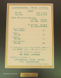 Cathedral Peak Hotel memorabilia tariffs 1953