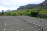 Cathedral Peak Hotel tennis courts