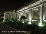 Durban Jewish Club at night - front facade