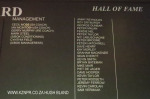 College Rovers Honours Boards Hall of Fame