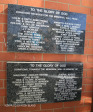 DURBAN St Thomas Musgrave Church Hall 1964 Memorial Wall Donees (..1) (3).
