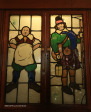 Burban Bearea Musgrave Road - The Caister Greenacres home stain glass interior windows (1).