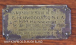 Durban Bowling Club opening C Henwood box & letter (1)