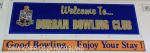 Durban Bowling Club welcome sign