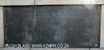 Durban Cenotaph -  Roll oof Honour plaques (6)
