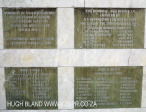 Durban Cenotaph - plaques for Indian Servicemen