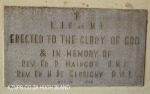 Greyville St Anthonys Catholic Church  - Centenary Road  Hall 1940 plaque