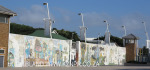 Durban CBD - Old Central Prison Wall Art - Monty Naiker street (22)