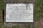 Durban - West Street Cemetery - Grave Anne Carr