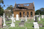 Durban - West Street Cemetery - Grave and chapel....) (2)