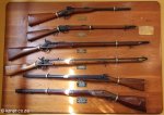 Durban Club -  Main Bar rifles