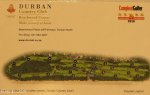 Durban Country Club -  Course Card (1)