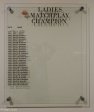 Durban Country Club - Honours - Ladies Matchplay Champs