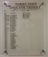 Durban Country Club - Nobby Pope Squash Trophy