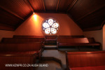 Manning Road Methodist Church stain glass rosary window