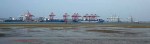 Durban Harbour - Container Terminal - low tide from Embankment (12)