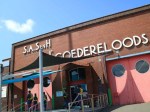 Durban Harbour - Lady in White - SA S & H Goods Sheds -