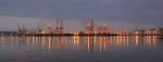 Durban - Harbour at Dawn - Container terminal (2)