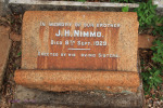 St Thomas Cemetery - Grave -  JH Nimmo 1929