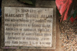 St Thomas Cemetery - Grave - Margaret Allan 1922