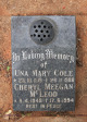 St Thomas Cemetery - Grave -  Una  Cole and Cheryl Mcleod